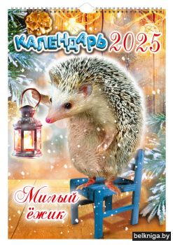 Календарь на спирали на 2025 год Милый ежик [КР21-25039]