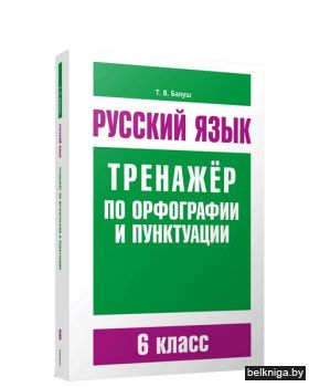 Русский язык. Тренажёр по орфографии и пунктуации. 6 класс