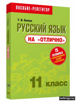 Русский язык на "отлично". 11 класс