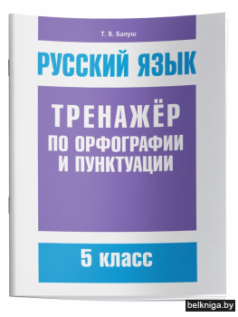 Русский язык. Тренажёр по орфографии и п